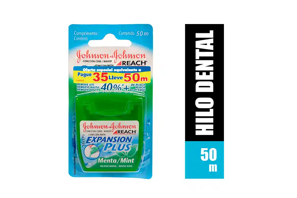 Reach Hilo Dental Expansion Plus Sabor a Menta