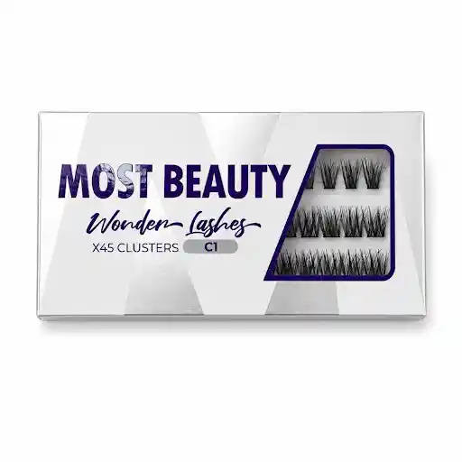 Pestañas Most Beauty Tipo Cluster Referencia C1 Mix Caja
