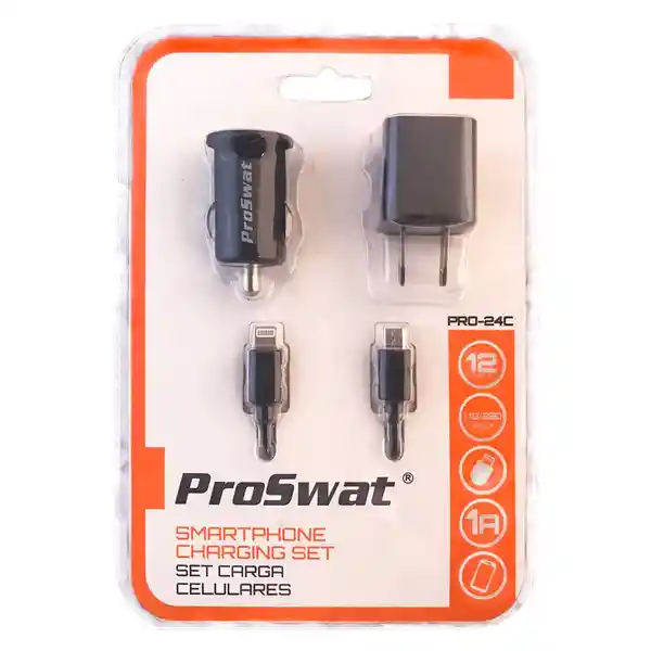 Datrak Cargador Cable iPhone 6 Micro Proswat Pro 24c 12V Usb