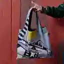 Loqi Bolsa de Compras Inspirada en Artistas Gris