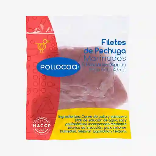 Filete de Pechuga Marinadopollocoa 475 Gr