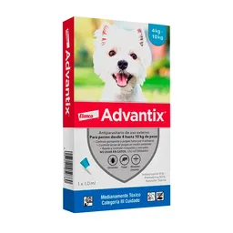 Advantix Antipulgas Para Perro >4 - 10 Kg 1 Pipeta