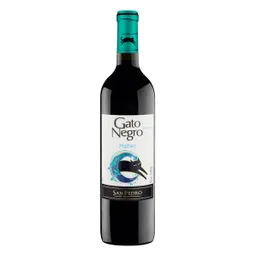 Vino Tinto GATO NEGRO Malbec Botella 750 Ml