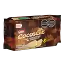 Galletas COCOSETTE Wafer rellenas con crema de coco 8 Unds x 368g