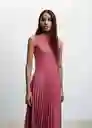 Vestido Caldera-A Rosa Talla M Mujer Mango