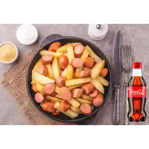 Combo Salchipapas + Coca Cola Original 250ML