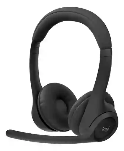 Diadema Bt Inalámbrica Logitech Zone 300 2 Micrófonos Negro