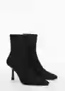 Botines Glo Negro Talla 39 Mujer Mango