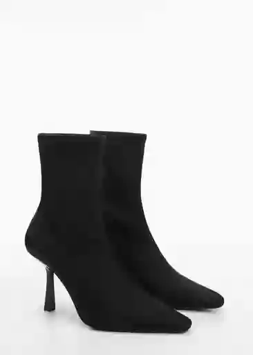Botines Glo Negro Talla 39 Mujer Mango