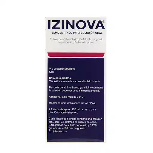 Izinova Concentrado (17.5 g/3.276 g/3.13 g) 176 mL x 2 Und