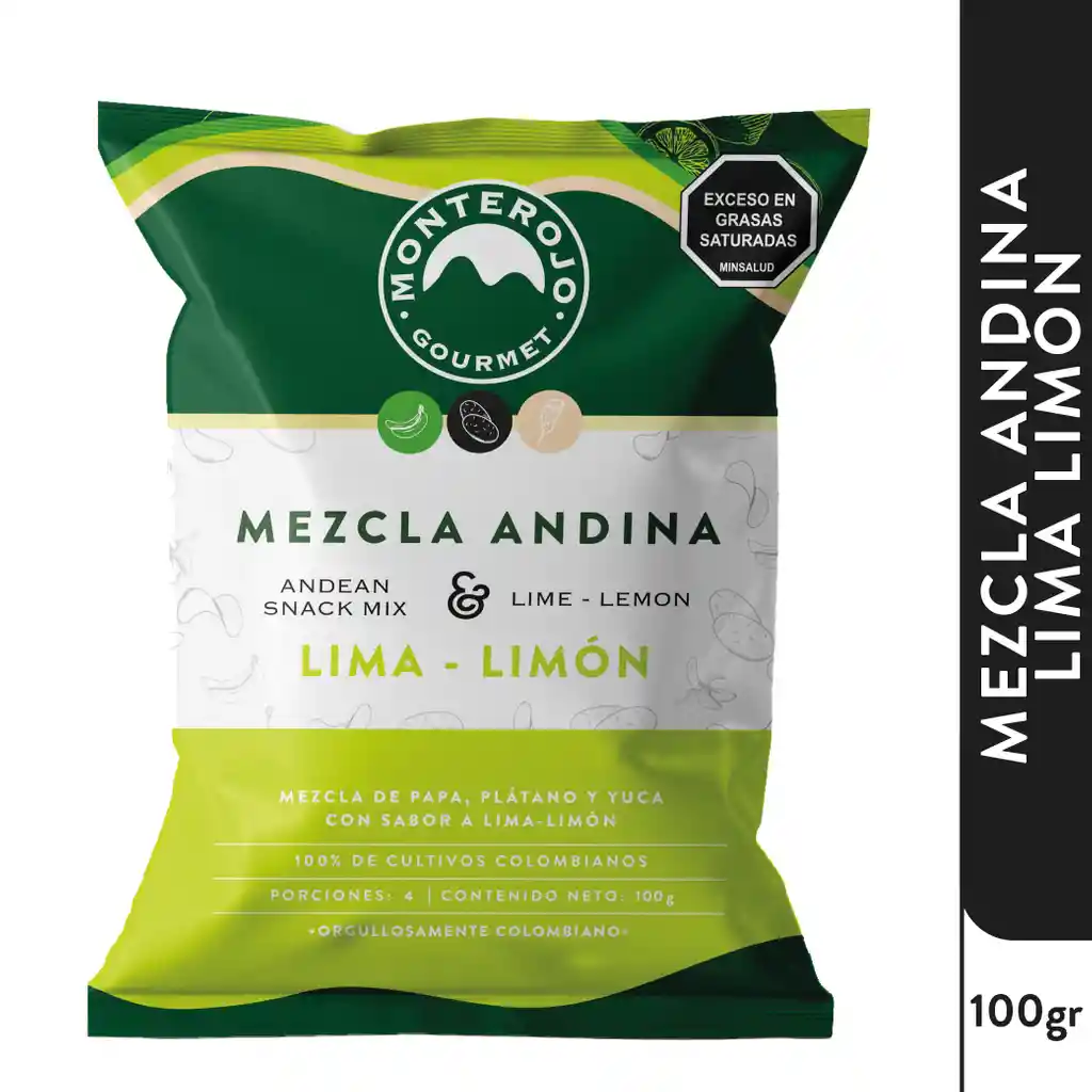Mezcla Andina Lima Limón 100gr MonteRojo Gourmet 