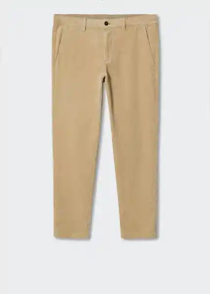 Pantalón Berdam Beige Talla 42 Hombre Mango