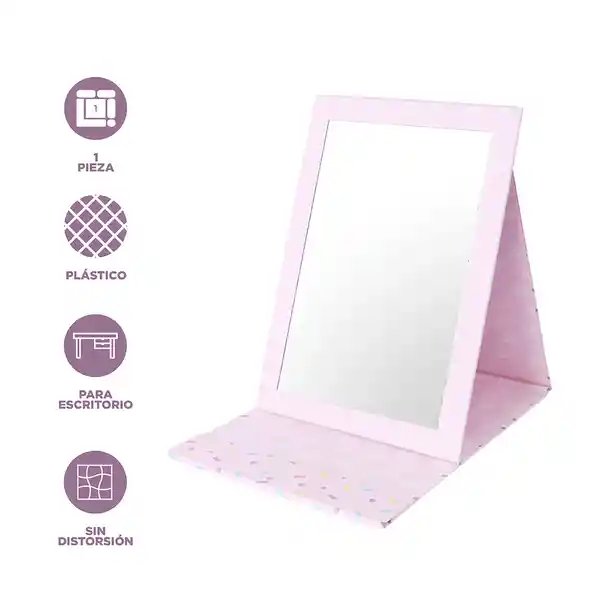 Espejo Plegable Serie Mis Pastelitos Gris Miniso