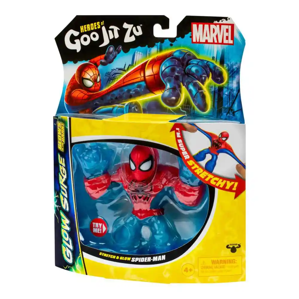 Goo Jit Zu Figura Marvel Spiderman Glow