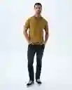 Camiseta Hombre Amarillo Talla L 809f012 Americanino