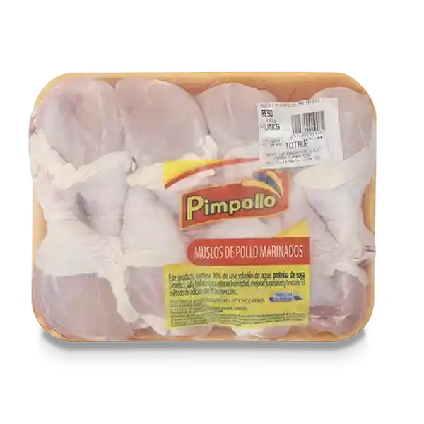 Pimpollo Muslo Con Piel Marinado Refrigerado