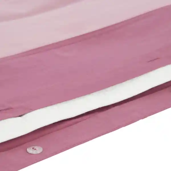 Funda Plumón 240 Hilos Doble Rosado Diseño 0007 Casaideas