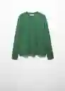 Camiseta Birita Verde Talla S Mujer Mango