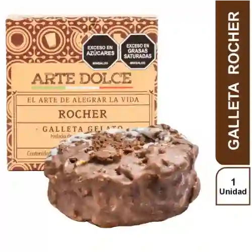 Galleta Helado de Chocolate Rocher