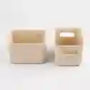Tatay Set Canasta Beige Plástico 13 7010938