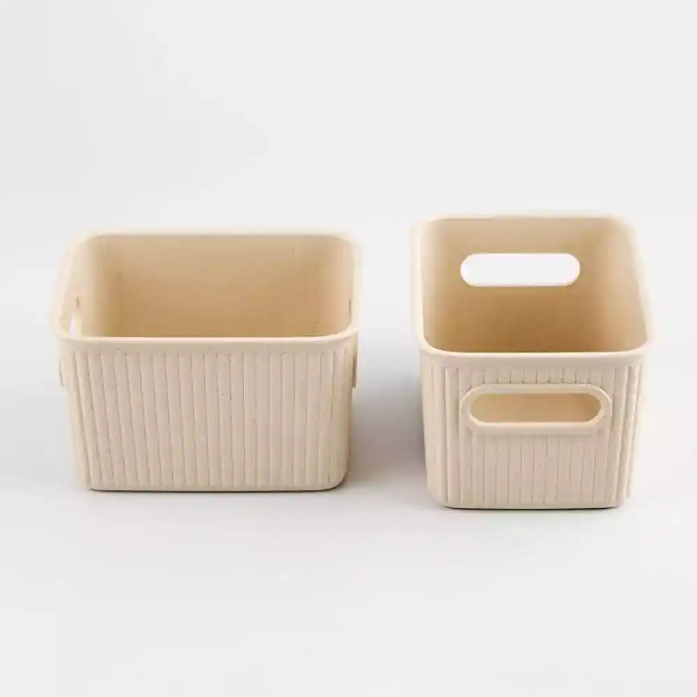 Tatay Set Canasta Beige Plástico 13 7010938