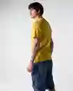 Camiseta Hombre Amarillo Talla XL 842G002_AMA160840 Americanino
