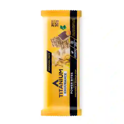 Barra Energética de Sabor a Frutos Amarillos Titanium