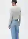 Chaqueta Salt Celeste Talla S Mujer Mango