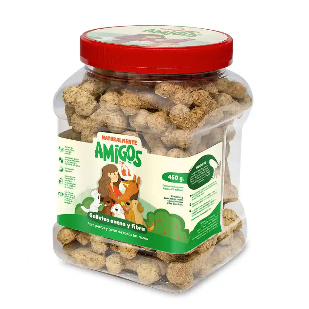 Galletas de Avena y Fibra Natural