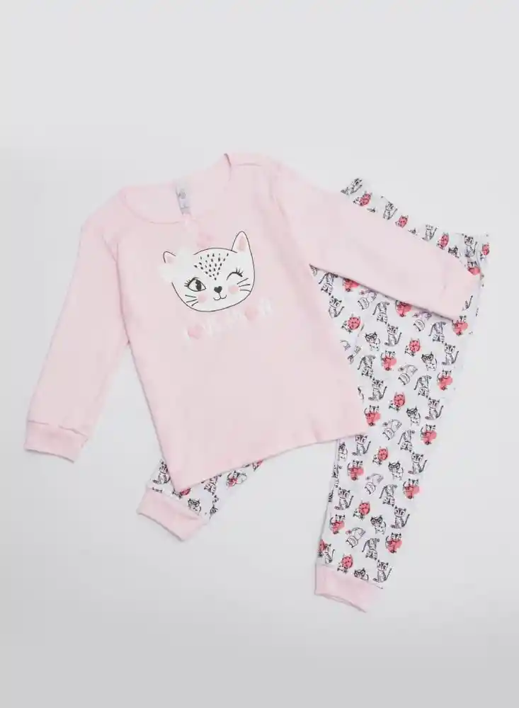 Pijama 2 Piezas Bebé 6/9 Meses - Estamp 1