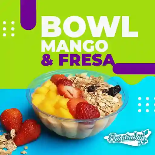 Super Combo 2 Bowl de Mango y Fresa Extra Yogurt Natural.