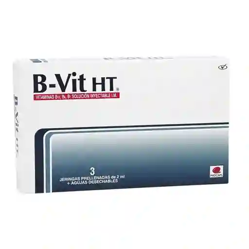 B-Vit HT Solución Inyectable (2 mL) 3 Und