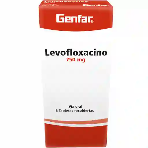 Levofloxacino Genfar(750 Mg)