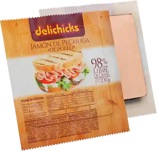 Delichiks Jamón de Pechuga de Pollo Libre de Grasa