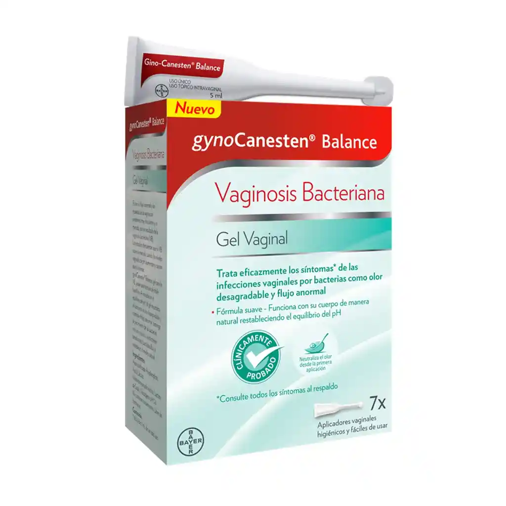 Gynocanesten Balance Gel Vaginal X 7 Aplicadores C/u