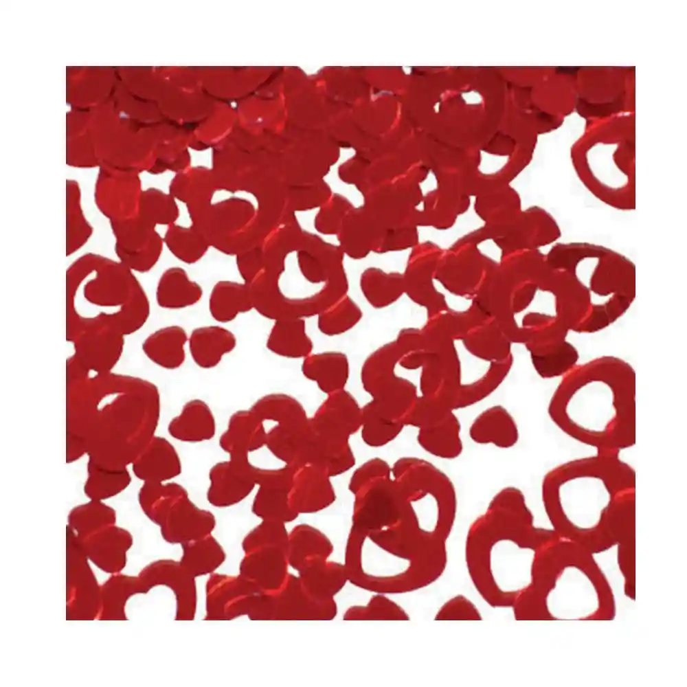 Sempertex Confetti Corazones Rojos 15gms