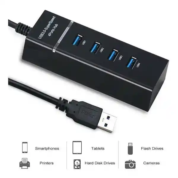 Usb Hub Puerto 3.0 4 de 5 Gbps