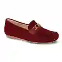 Croydon Mocasines Liliana Mujer Vino Talla 39