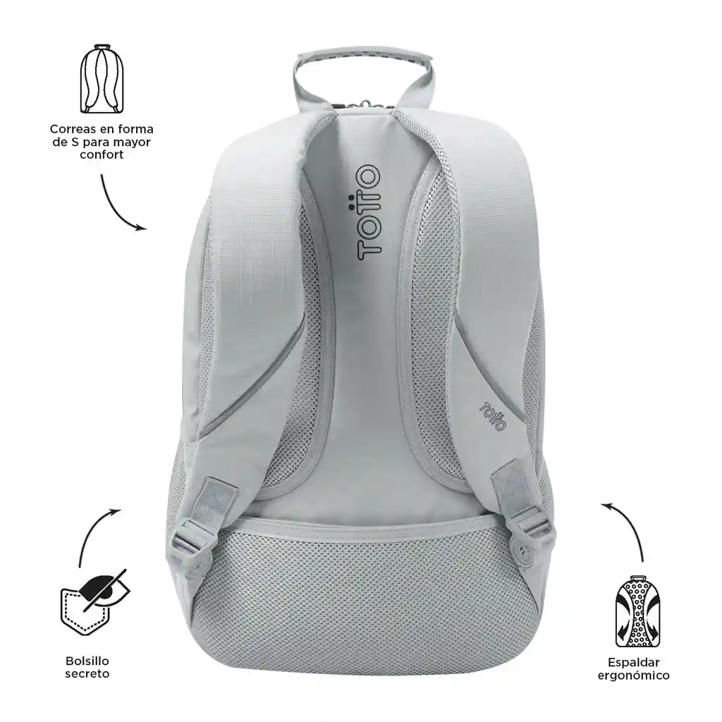 Morral Universitario Porta Pc 15.4" Cambri 2.0 Gris Unisex