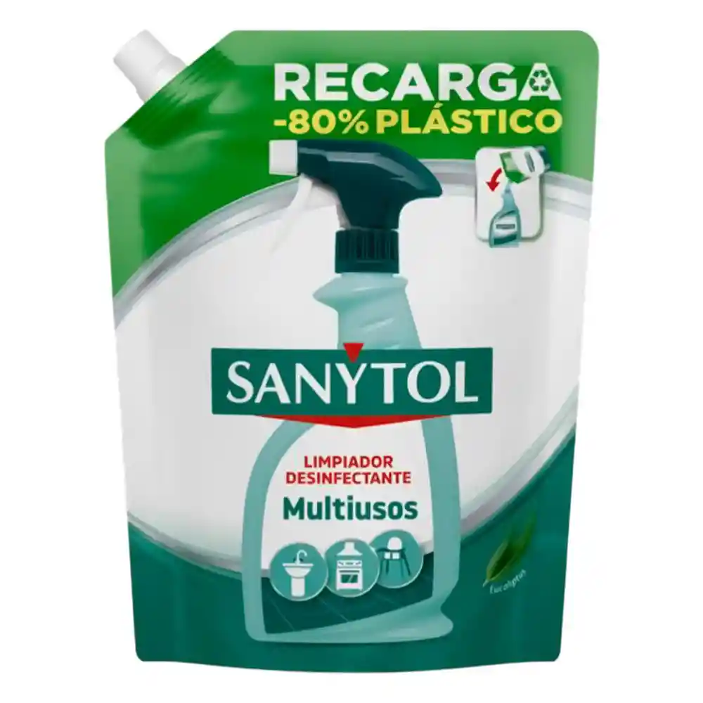 Limpiador Sanytol Desinfectante Multiusos Eucali (750 Ml)