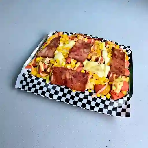 Salchipapa Super