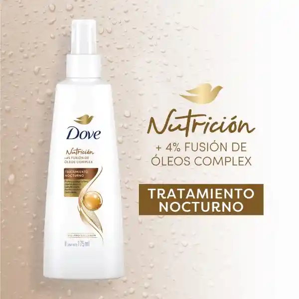 Tratamiento Nocturno Spray Nutrición Fusión de Oleo Dove 175 mL