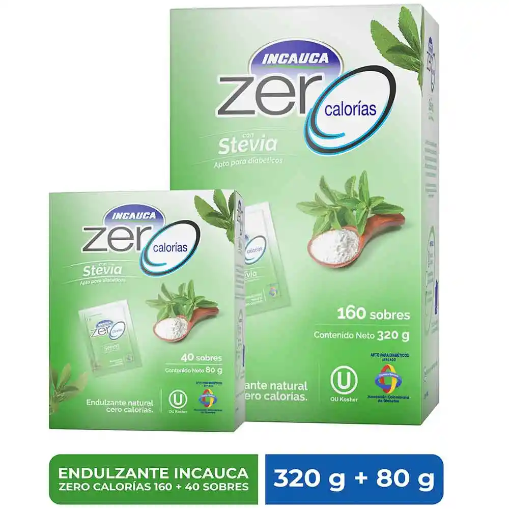 Incauca Zero Endulzante con Stevia