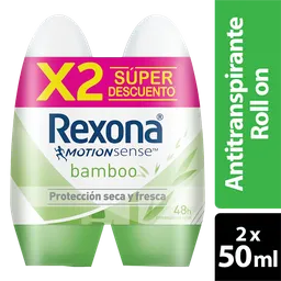 Desodorante Mujer Rexa Bamboo Y Aloe Vera 53G (50Ml) (