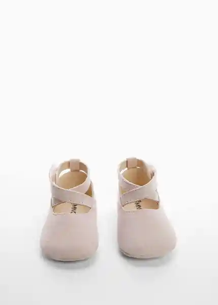 Zapatos Claudia Rosa Pastel Talla 17 Niños Mango