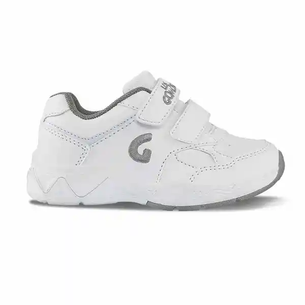 Los Gomosos Tenis Gomyschool New Unisex  Blanco y Gris Talla 30