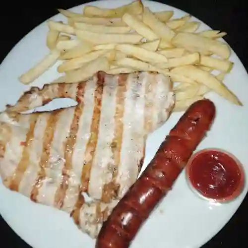 Pechuga + Sanchicha