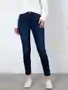 Jean Mujer Azul Indigo Medio Talla 6 Naf Naf