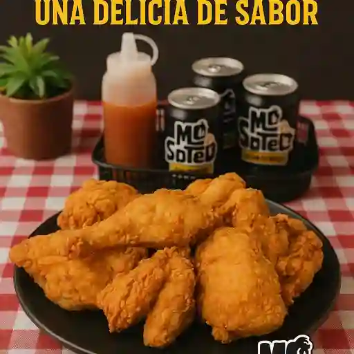Medio pollo broaster