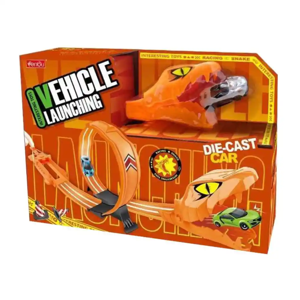 Pista Boing Toys Lanzador Serpiente C/ 1 Carro Src